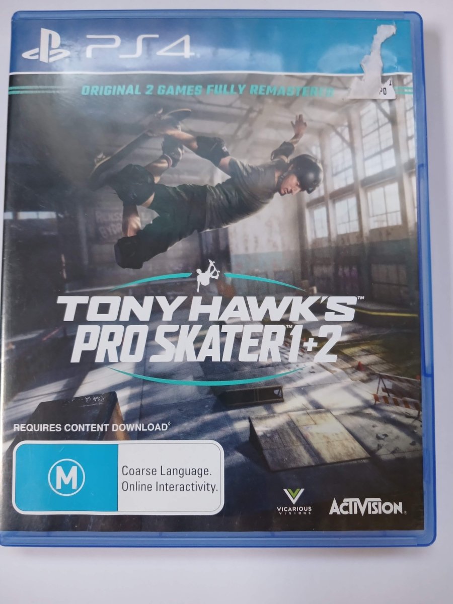 Cash for Games PS4 Tony Hawk's Pro Skater 1 + 2