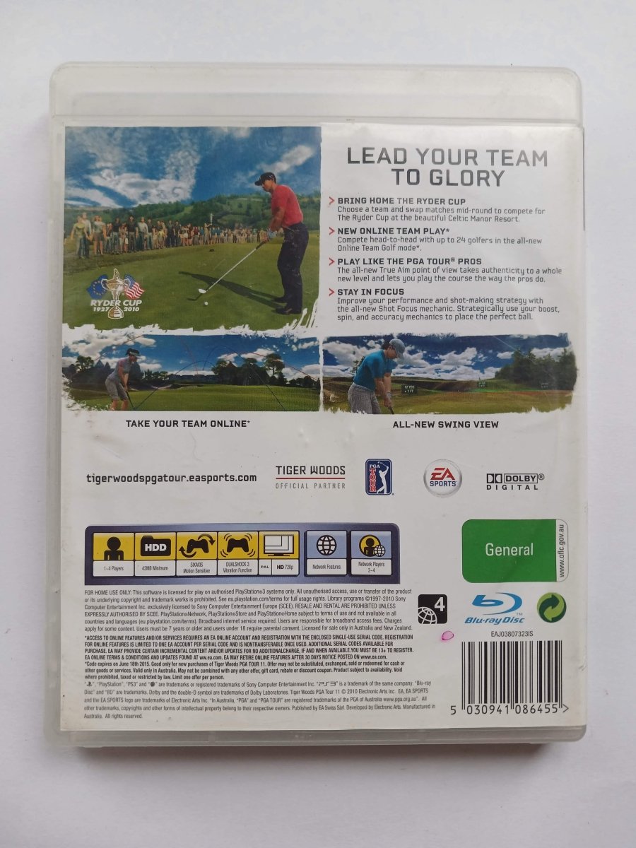 Cash for Games Tiger Woods PGA Tour 11 (PS3)