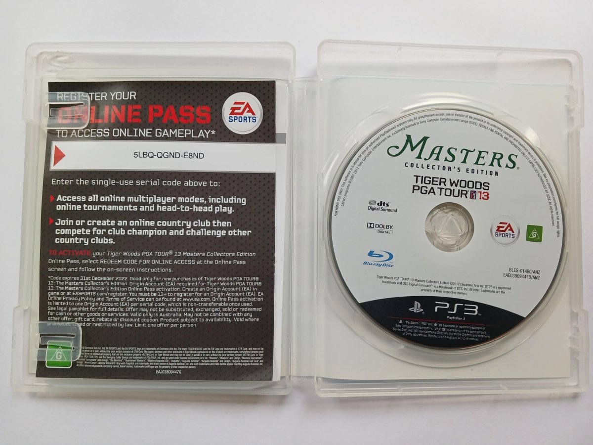 Cash for Games Tiger Woods PGA Tour 13 (PS3)