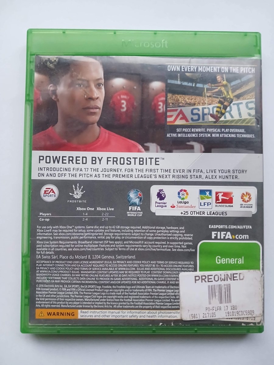 Cash for Games Xbox One Fifa 17