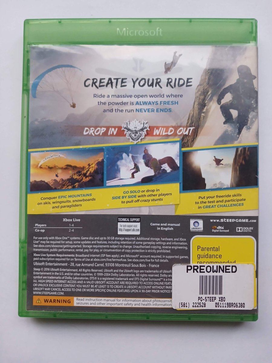 Cash for Games Xbox One Steep